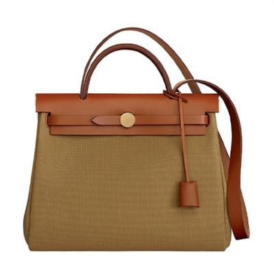 Brown structured handbag from the bags collection